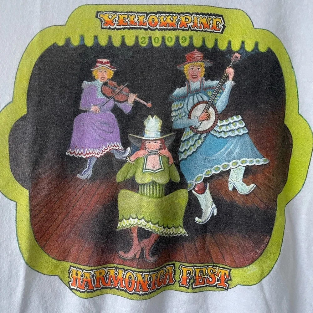 Yellowpine Harmonica‎ Fest T Shirt 2009 XL